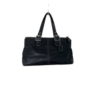 COACH G043-9545 Black Leather Handbag